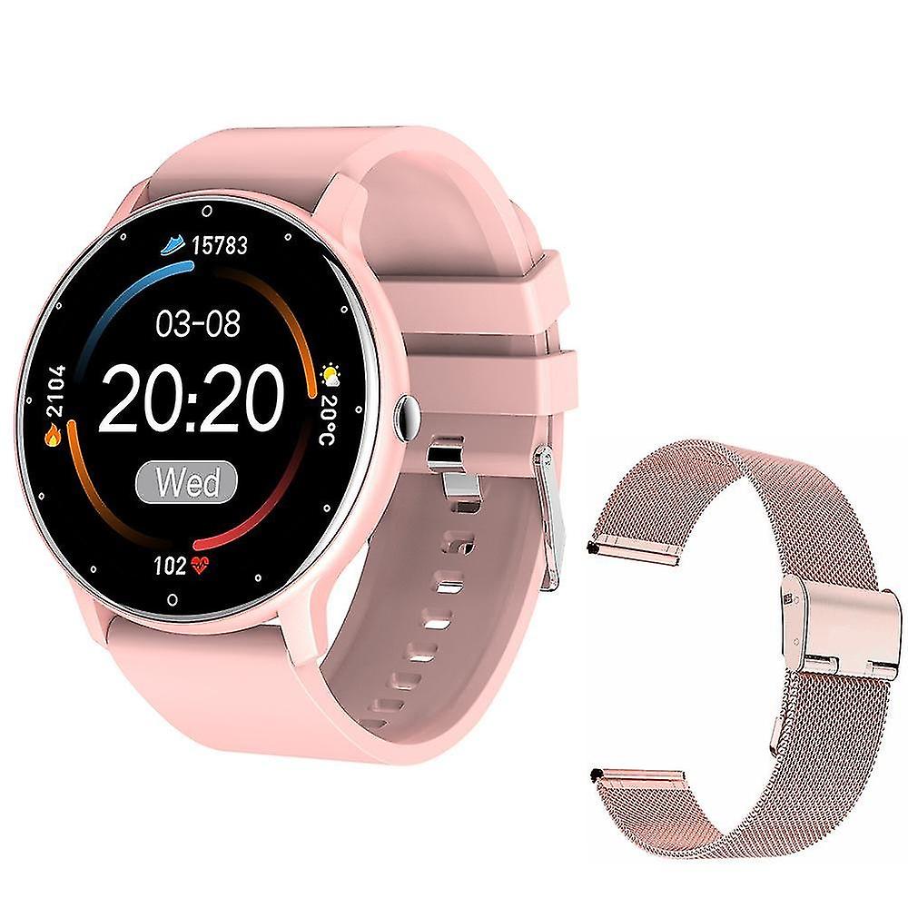 Smart klokke runde skjermen puls søvnovervåking vær