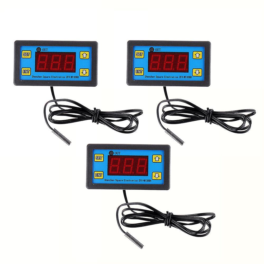 Led Microcomputer Digital Display Temperature Controller Adjustable Thermostat Intelligent Time Controller 12v / 24v / 220v