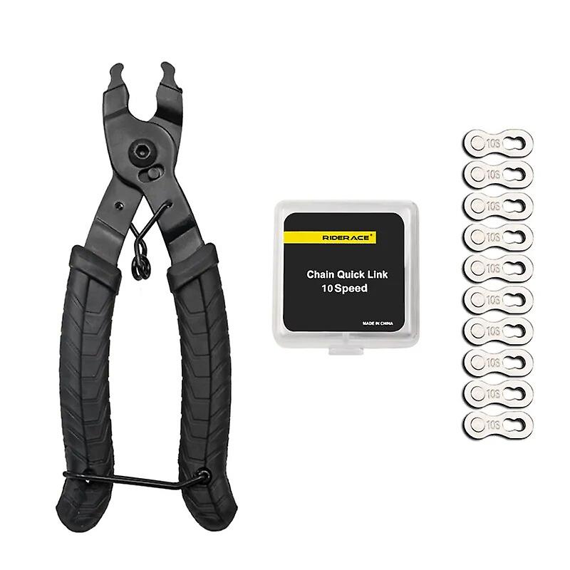 Bicycle Chain Repair Tool Set Chain Wear Checker Bike Chain Breaker 2 In 1 Open Close Link Plier 678/9/10/11/12s Magic Buckle
