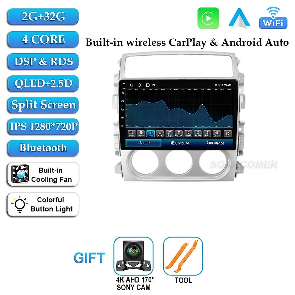 Android 13 Wireless Carplay Android Auto Radio For Suzuki Liana 2004 - 2013 Car Multimedia Player Gps Stereo System Head Unit
