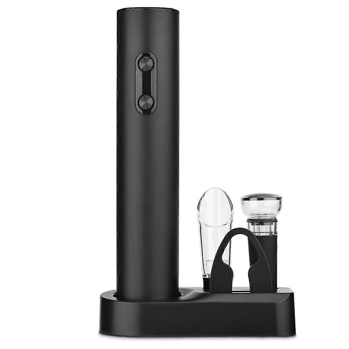 Electric Wine Opener Set Wine Bottle Opener Set Battery Wine Electric Opener with Preservation Stoppers Wine Dispenser