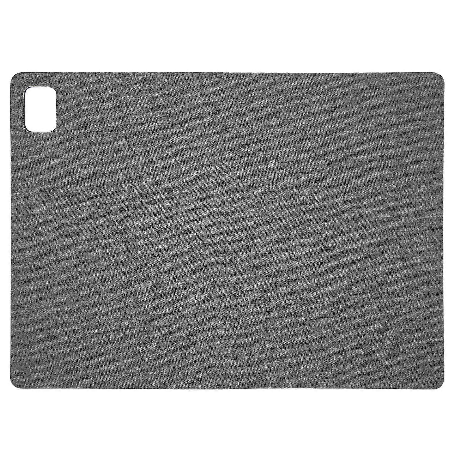 Tablet Case for Tab 12 Multi Angle Adjustment Precise Holes PU Leather Drop Proof Tablet Cover Grey