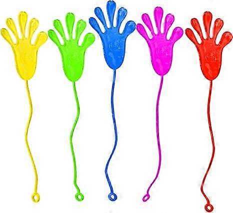 5PCS 2 inches Stretchy Sticky Hands Toys Best Gift for Children Party Favors, Birthdays
