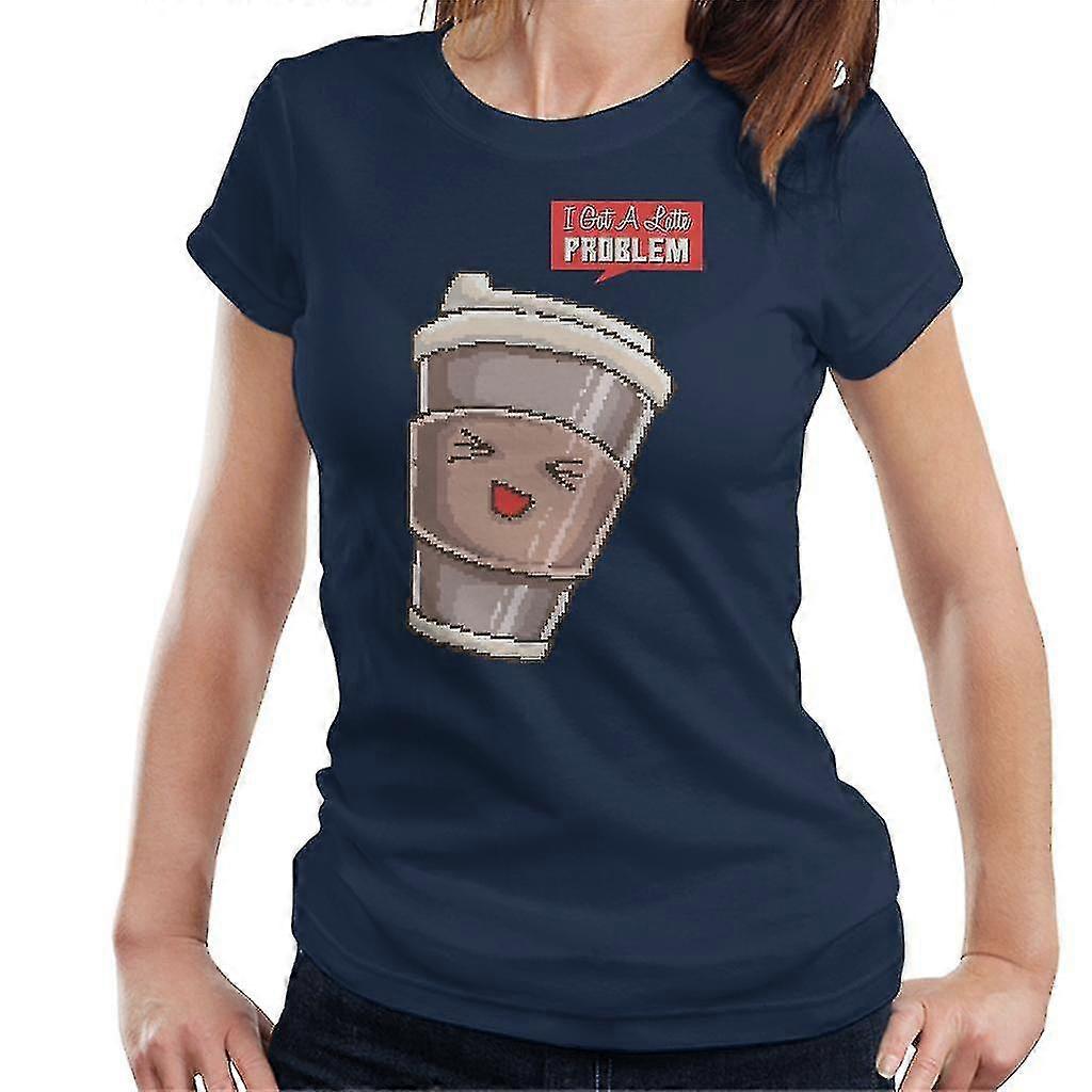 Mám problém s latte Pixel Art dámske tričko