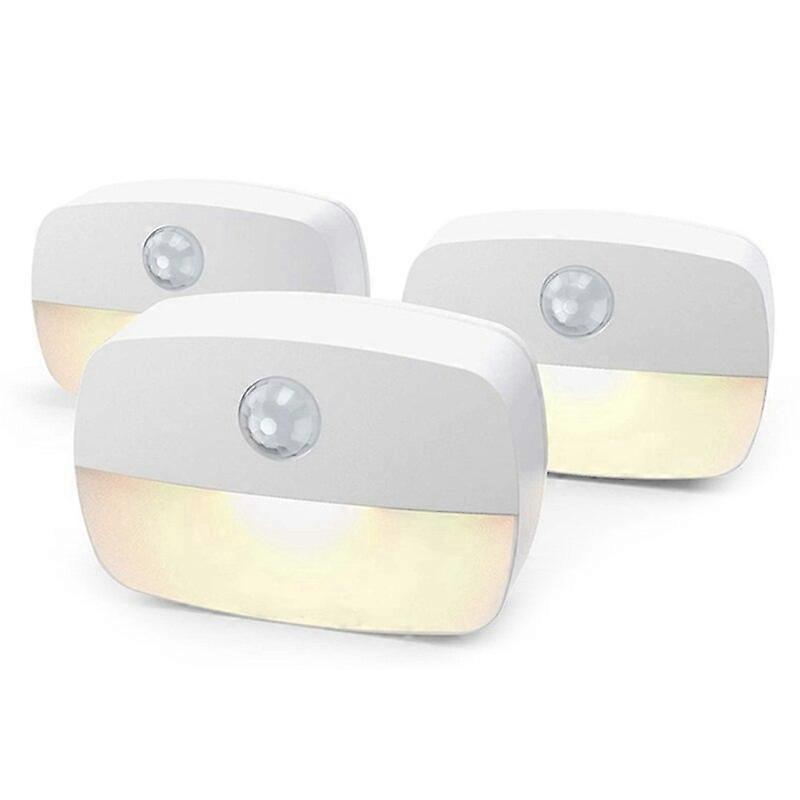 Sensor Night Light,Motion And Light Sensor LED Night Light Battery Operated, For Cupboard, Shelf, Toilet, Stairs