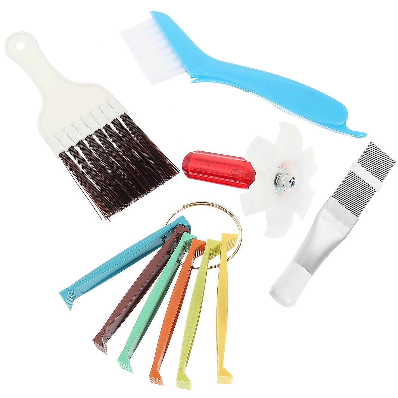 1 Set Radiator Fin Combing Tools Comb Condensers Appliances Cleaning Tools AC Condenser Brush