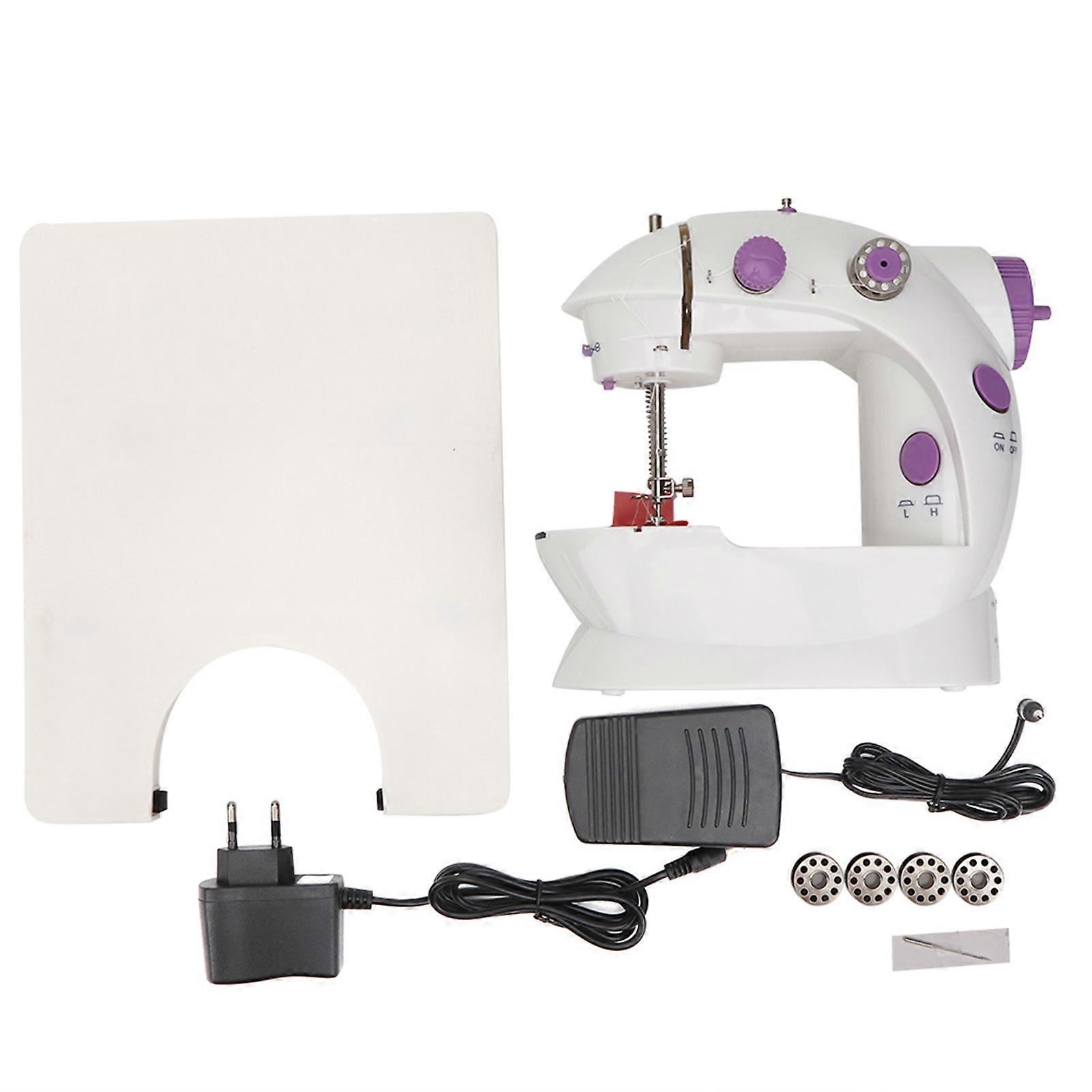 Mini Household MultiFunction Electric Sewing Machine with Extension Table (EU Plug 100-240V)