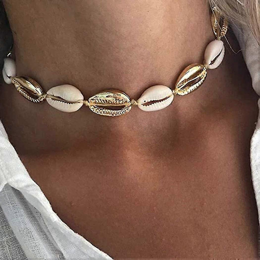 Shell Choker Necklace Shell Necklace For Girls Cowrie Shell
