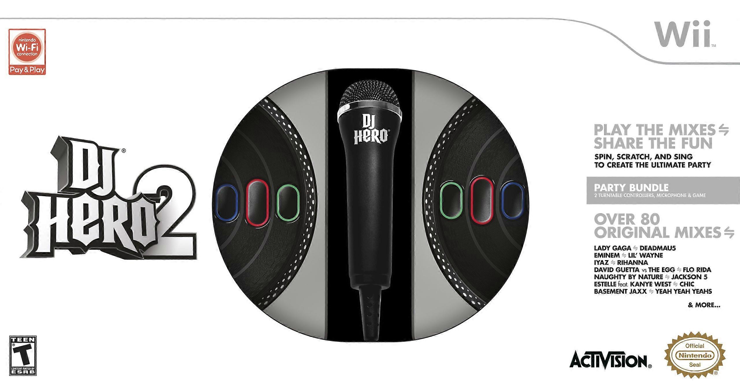 DJ Hero 2 Ce Party Bundle  Game -  - PAL - New & Sealed