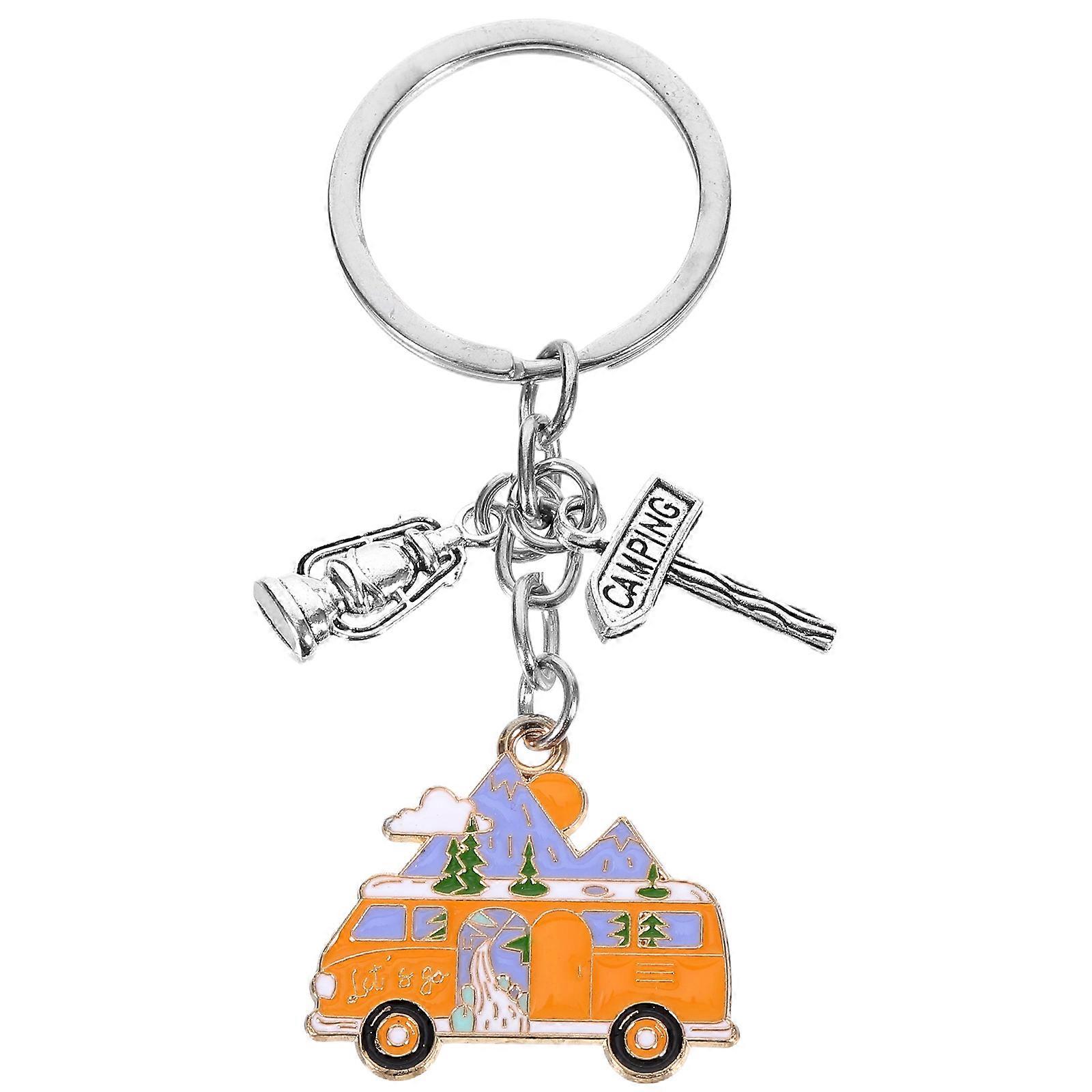 Small Keychain Bag Hanging Key Ring Camper Keychain Purse Key Chain Vintage Bag Keychain