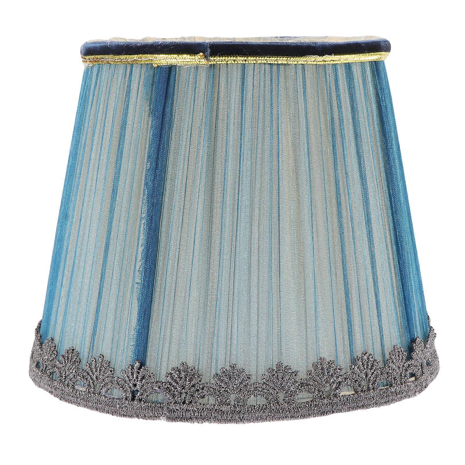 Pleated Light Cover Replacement Accessory Chiffon Lampshade Light Shade Decor