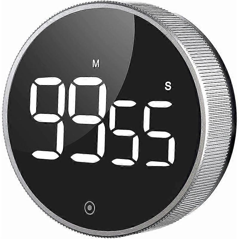 Barsinfi pol Kitchen Timer, Magnetic Countdown Led Digital Timer, Silent Timer
