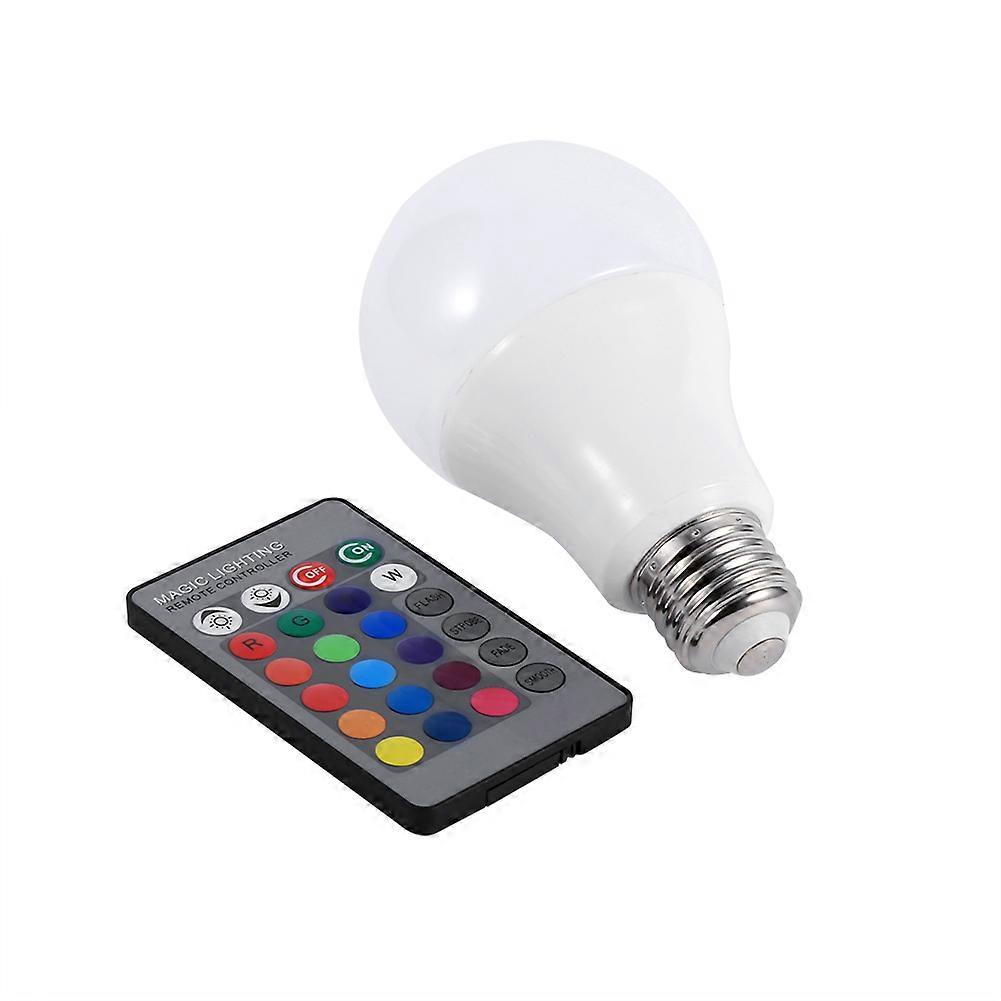 16-color LED RGB color change lamp with remote control 85V-265V RGB-10A (10WE26)