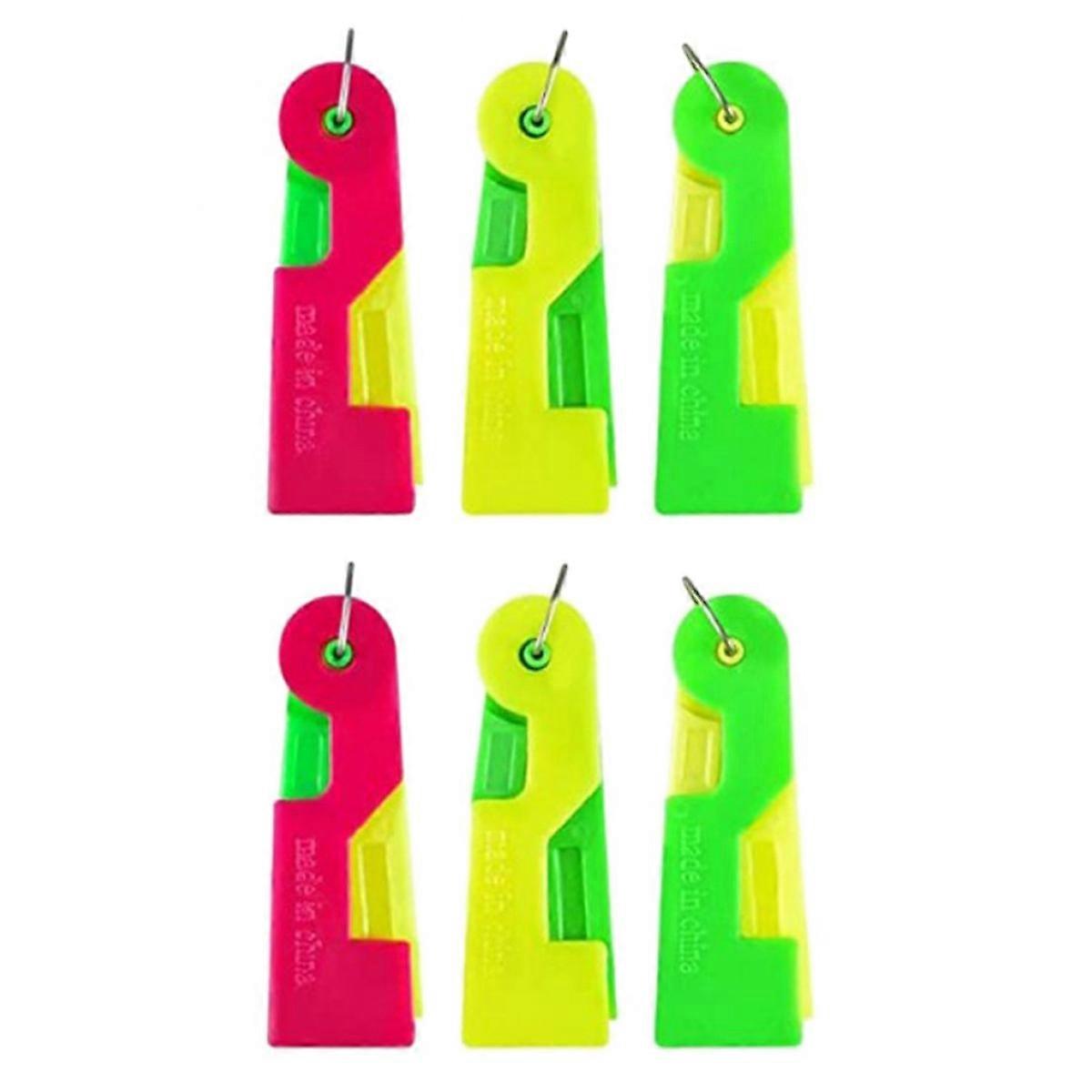 Phoenix 6pcs Automatic Threaders Plastic Needle Threading Device Sewing Needle Threaders(Color Random)