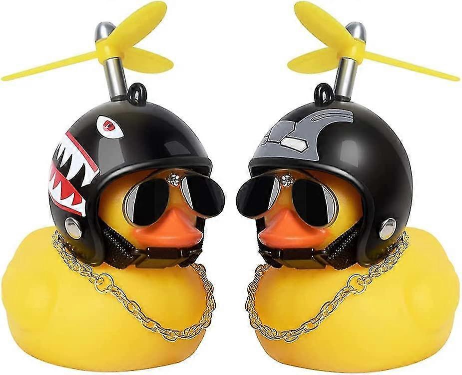 Rubber Duck Toy 2 Pcs, Duck Car Dashboard Decorations, Rubber Duck Car Ornaments, Cool Duck With