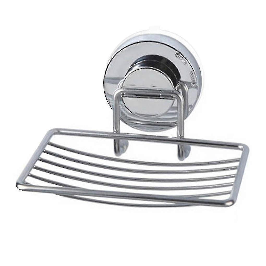 Suction Cup Soap Holder Drain Stainless Steel Wall Mounted Soap Dish Accessories|soap Dishes