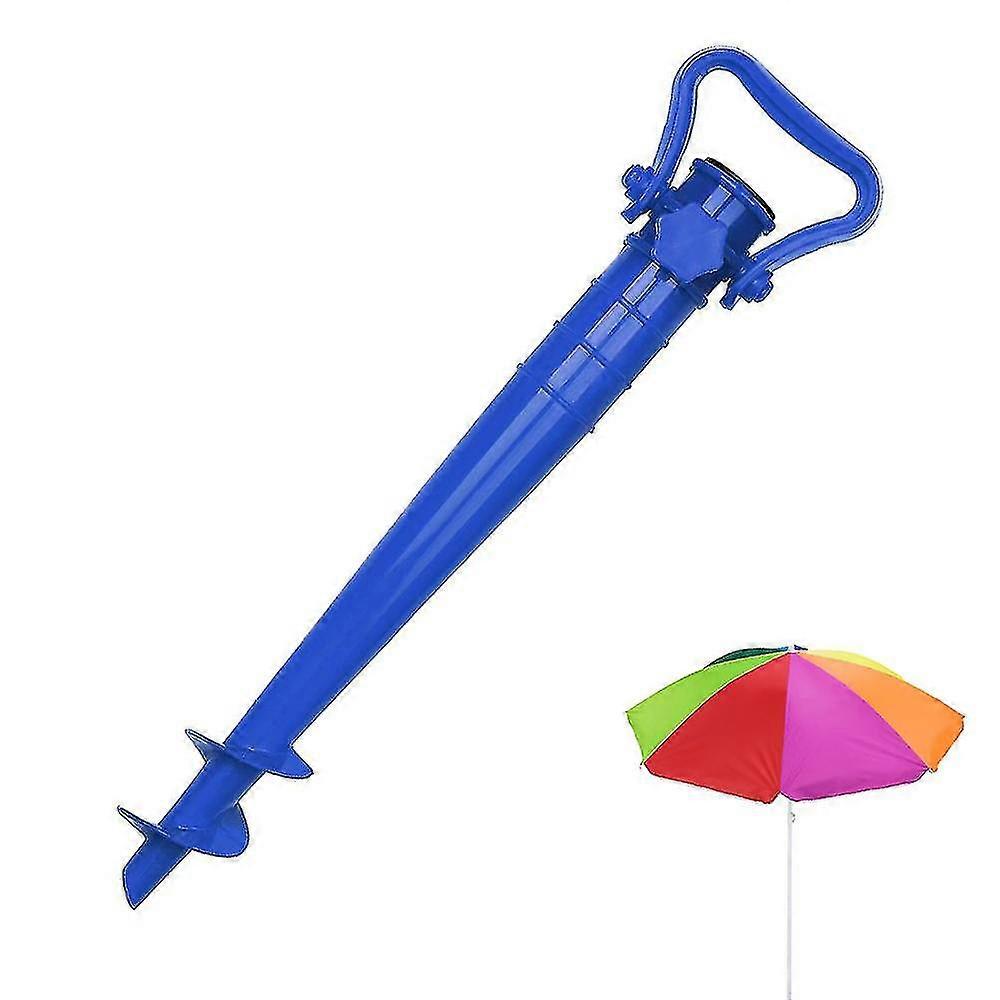 Parasol Holder Beach Or Earth Green With Ground Plugs For Parasols 25-35 Mm