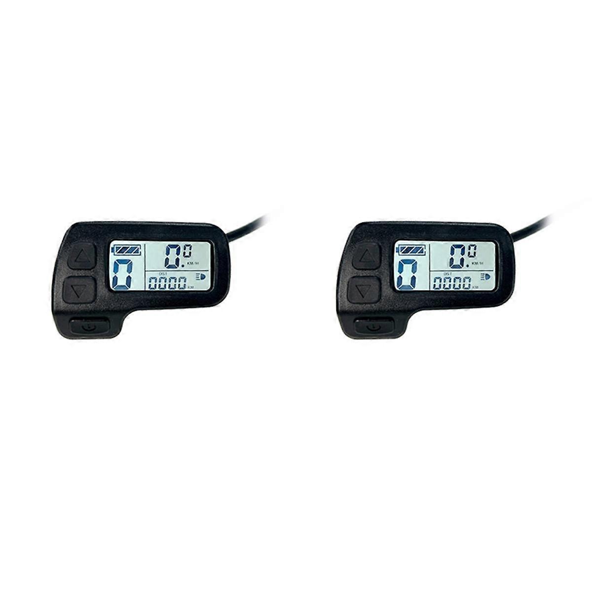 2X Electric Bicycle Display KT-LCD11 5Pin Display with Waterproof Plug Drive Motor Conversion Ebike