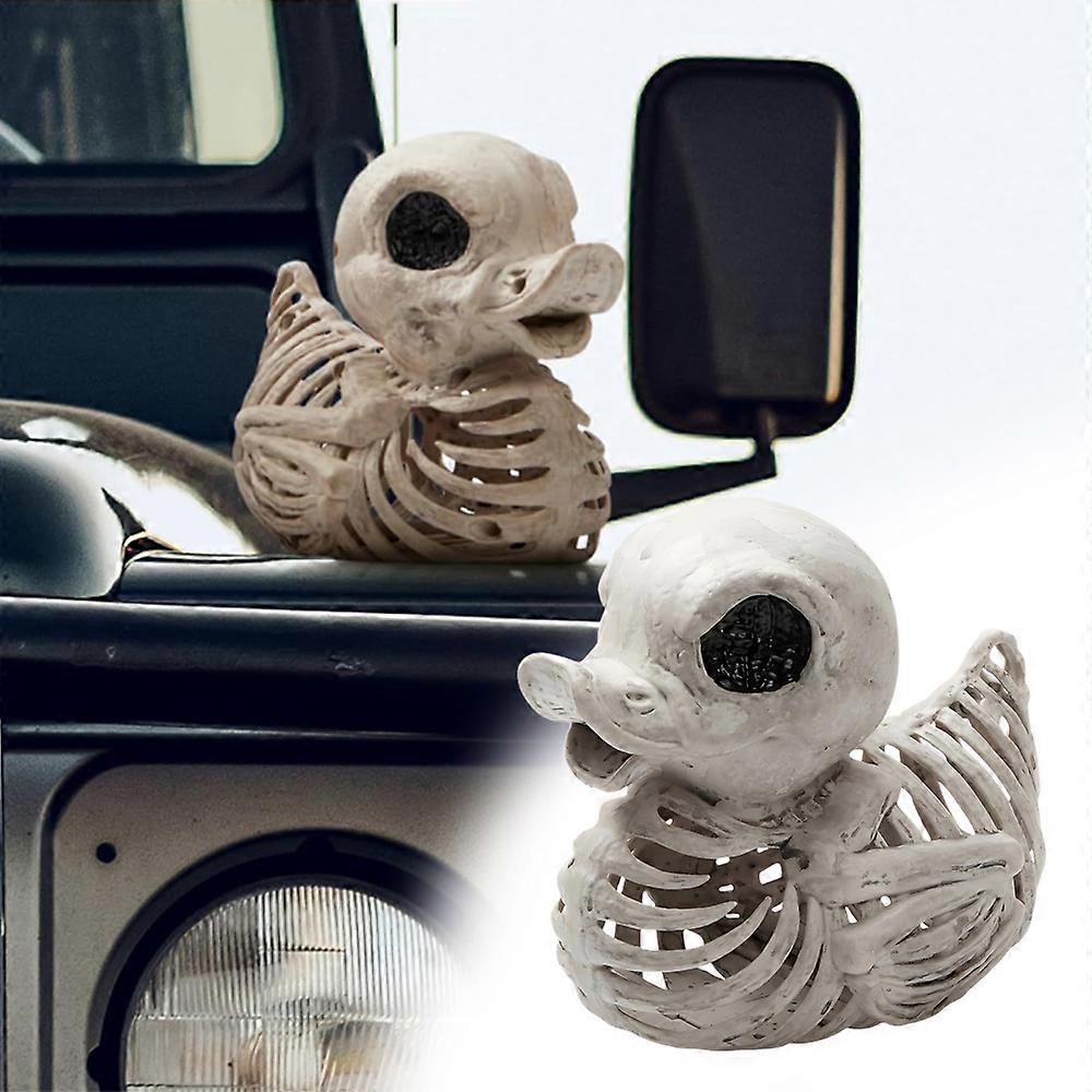 Scary Halloween Skeleton Duck Decorations Spooky Party Animals Bone Decor Ornament Props