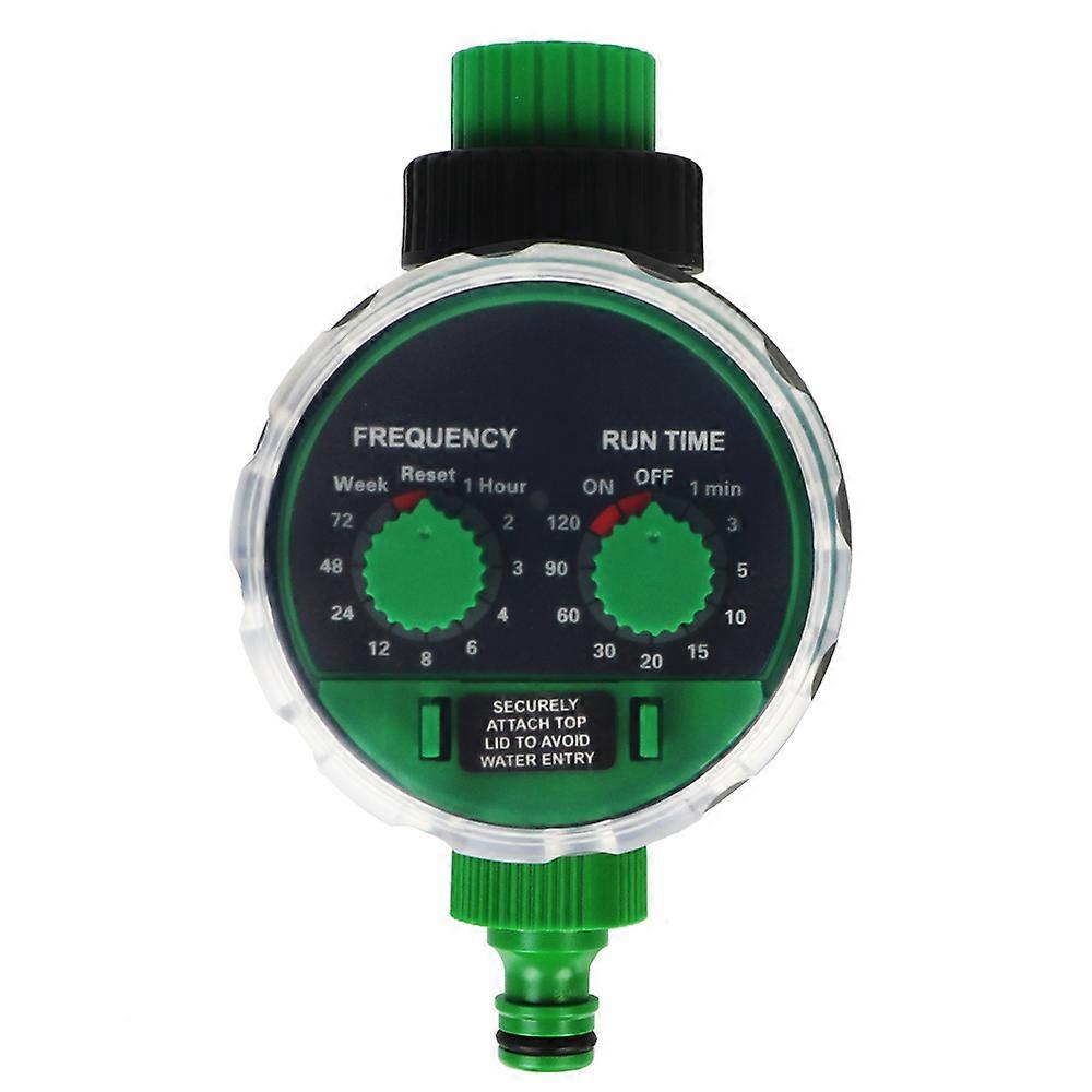 Drip Irrigation System Battery Operated Green Ball Valve Two Dial Garden Automatic Irrigation Controller Electronic Water Timer