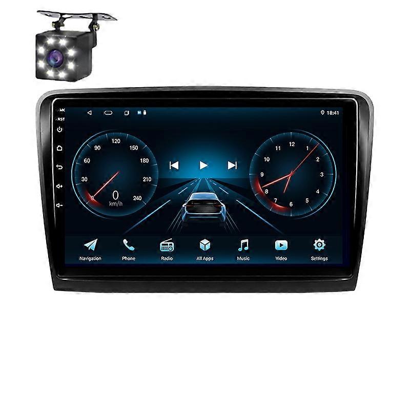 For Skoda Superb 2 B6 2008 - 2015 Car Multimedia Radio Wireless Carplay Android Auto GPS