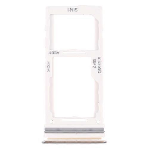 For Samsung Galaxy A52 SM-A525 SIM Card Tray + SIM Card Tray / Micro SD Card Tray