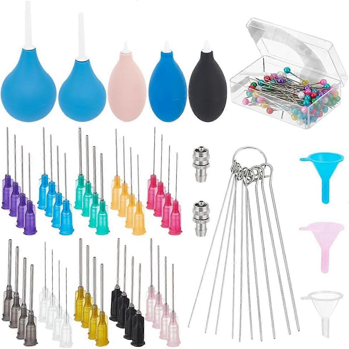 160 Pcs Ceramic Precision Applicator Set, Pottery Tools Supplies, 5 Pcs Ceramic Glaze Squeeze Bottl