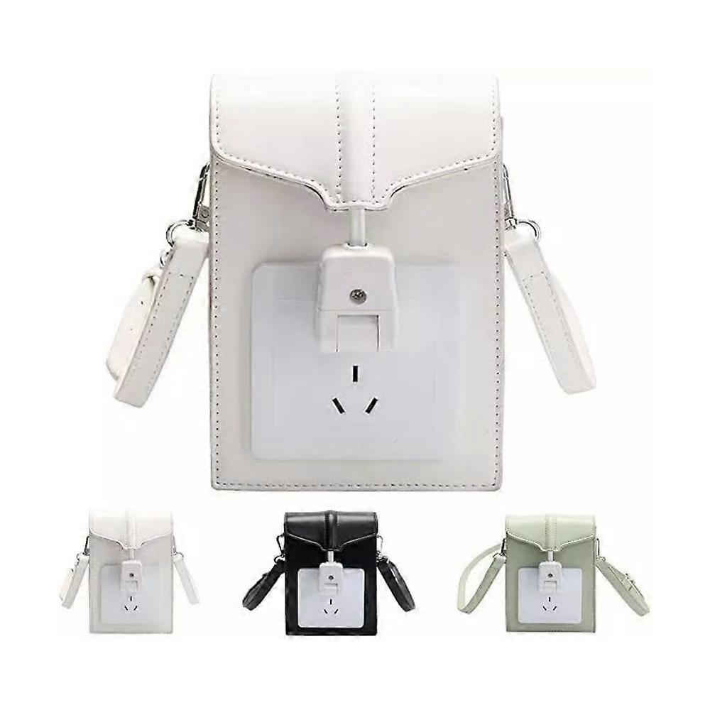 Electric Socket Plug Flap Bags, Women's Stylish and Cool Socket Plug Flap Bags