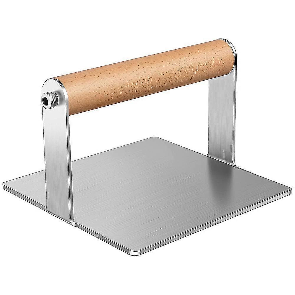 Burger Press For Griddle, Square Burger Smasher, Non-stick Bacon Grill Press, Griddle Press 5.5 Inch