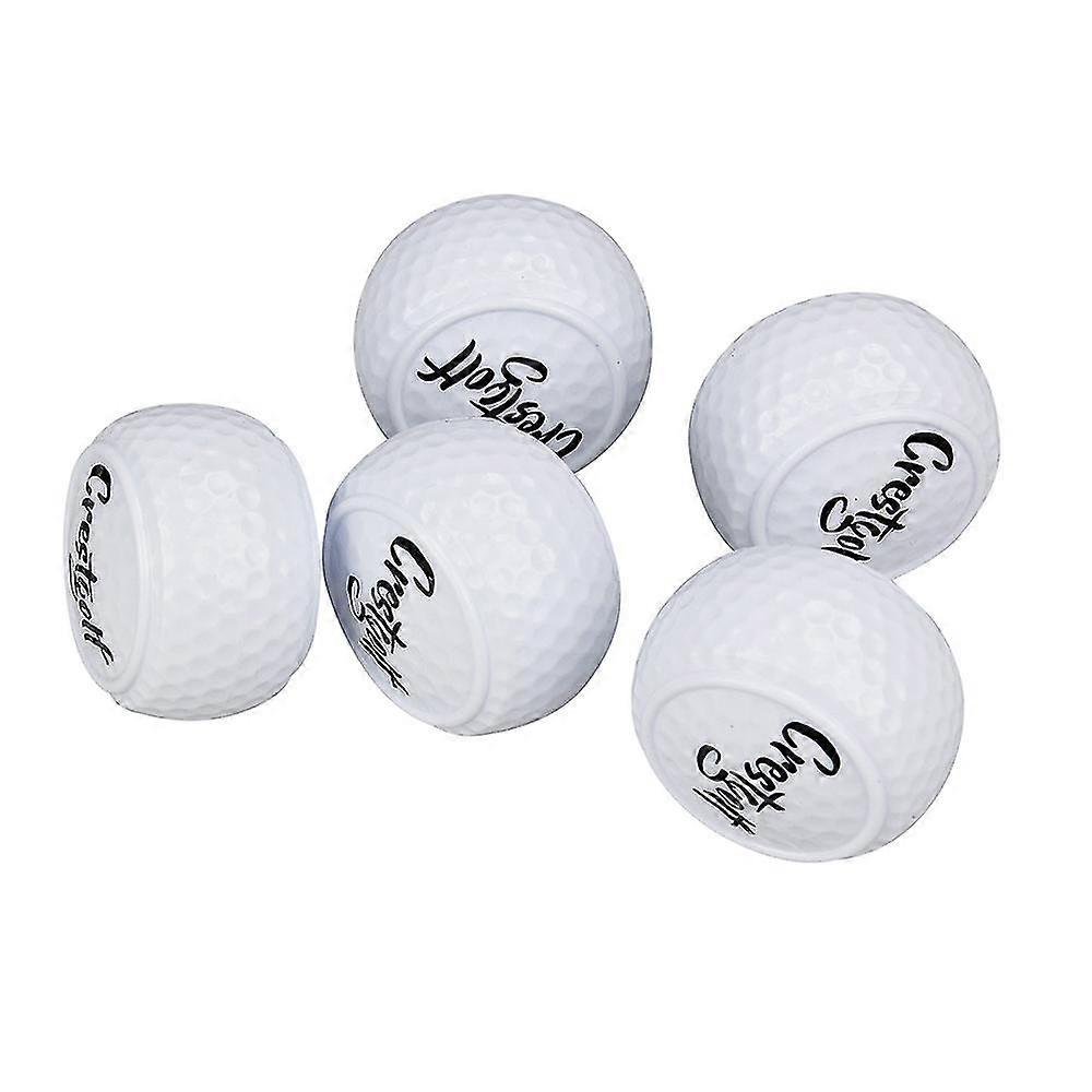 Flat Golf Balls Two-tier Driving Range Ball Golf Training Auxiliary Ball Flat-shaped Golf Practice