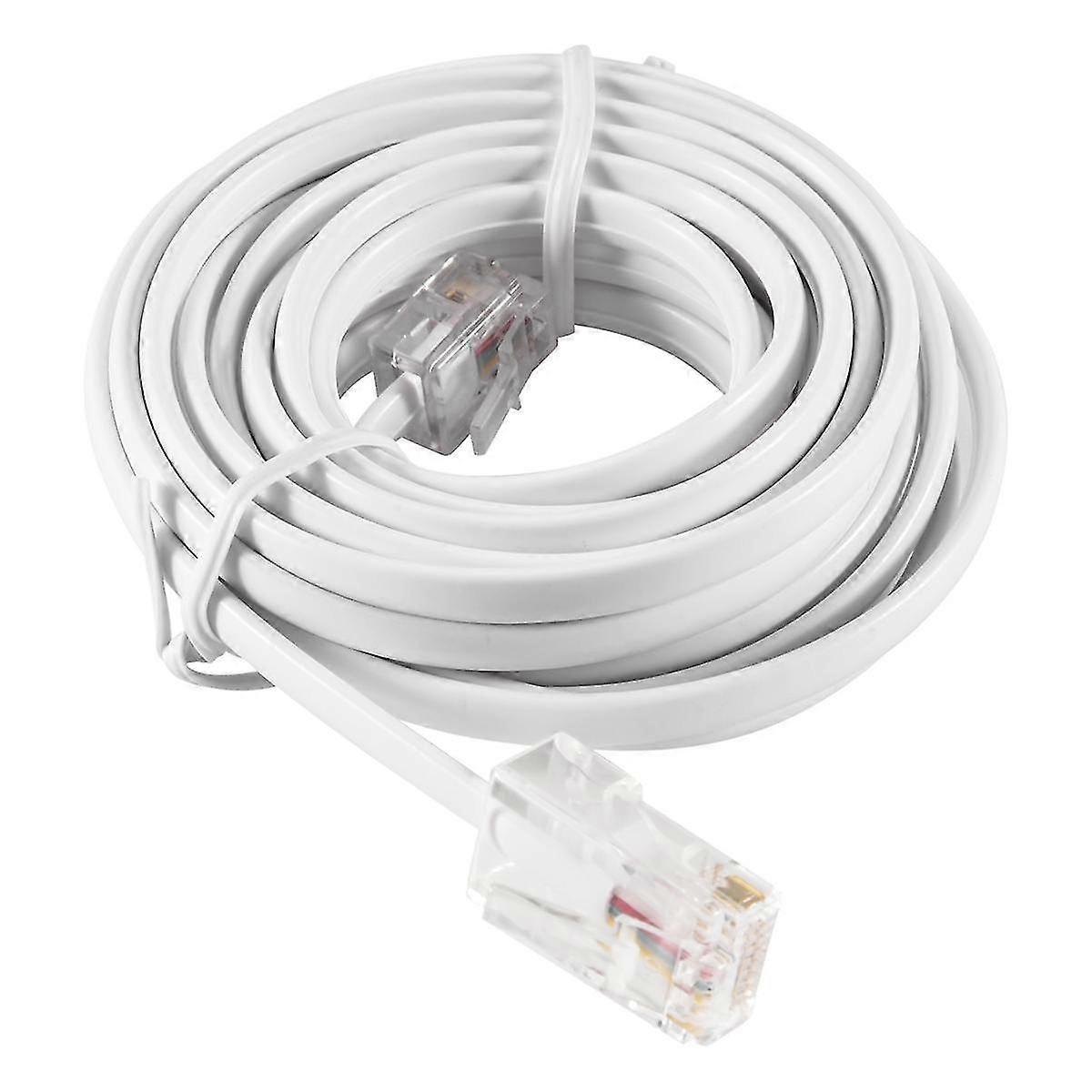 sourcingmap RJ11 6P4C to RJ45 8P4C Modular Phone Internet Extension Cable 3 Meter