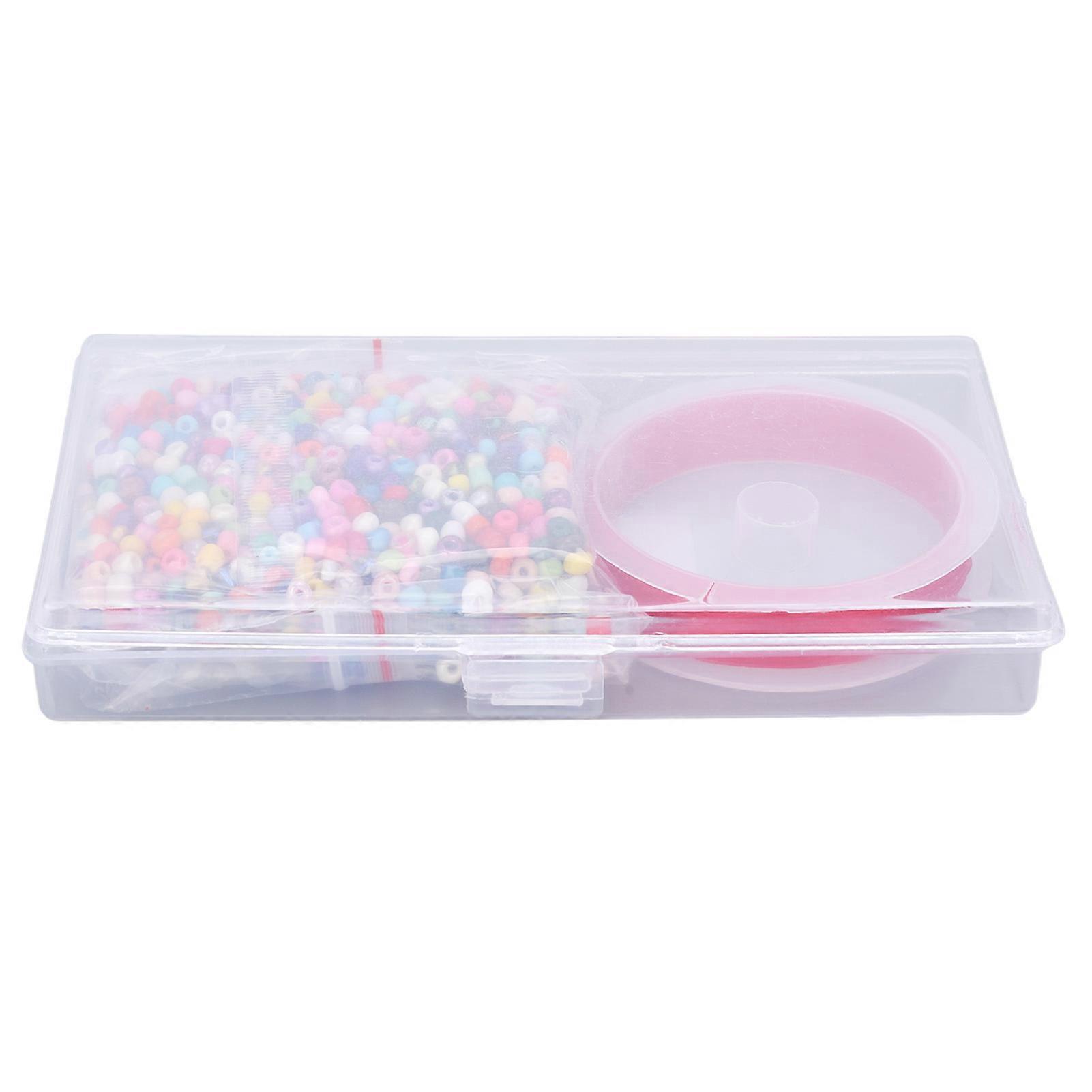 Beads String Kit Improve Visual Different Colors Ceramic Wear Beads Toy for Amblyopia Training Large 0.05in