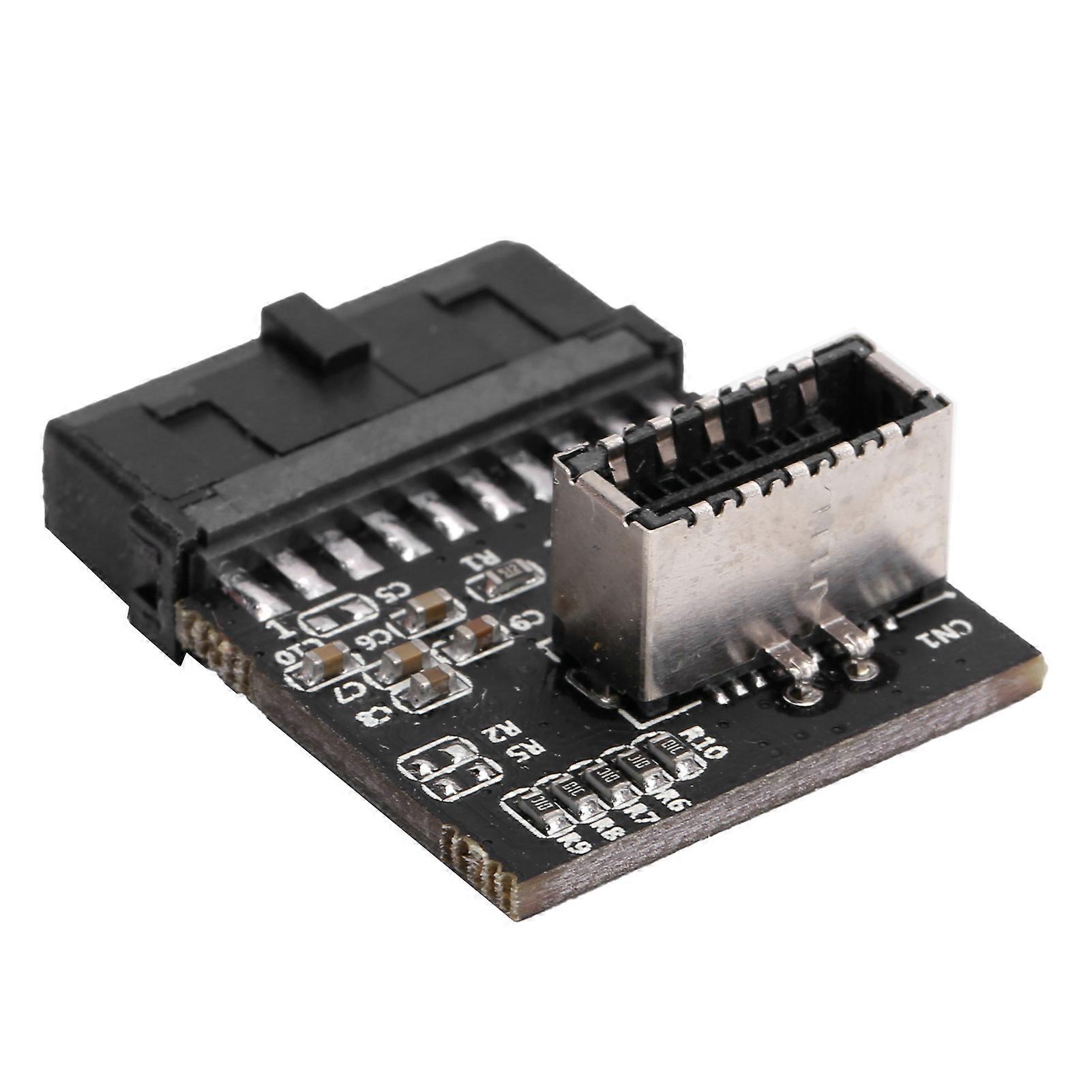 USB 3.0 to TypeE Adapter Black Extension Board 20Pin Header Female Active Converter