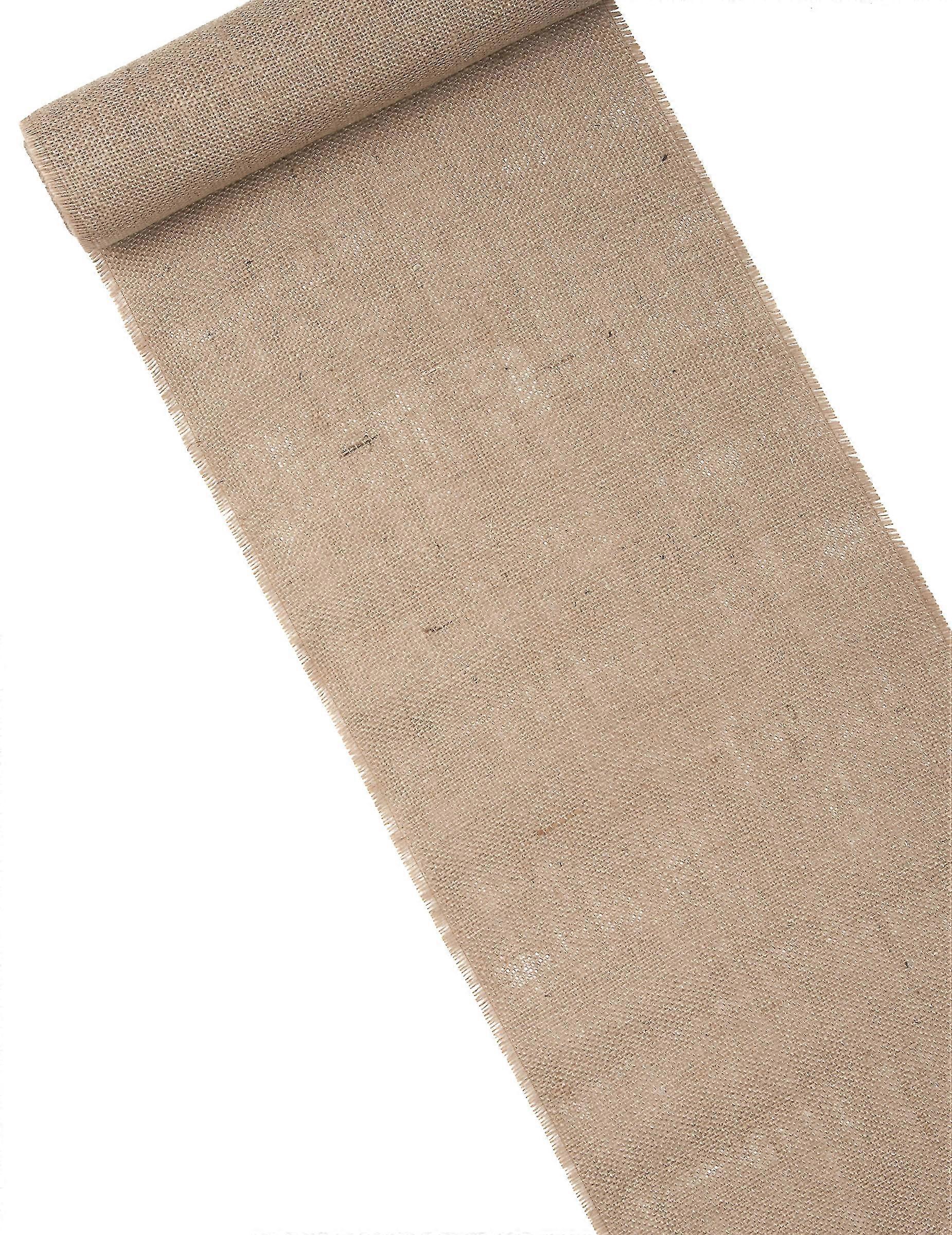 Chemin de table en toile de jute naturelle 30 cm x 5 m