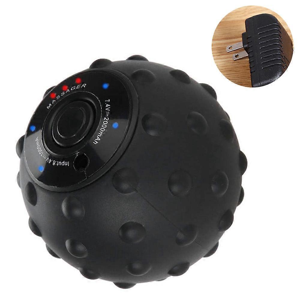 4-Speed Vibrating Massage Ball Roller ,Rechargeable for Deep Tissue