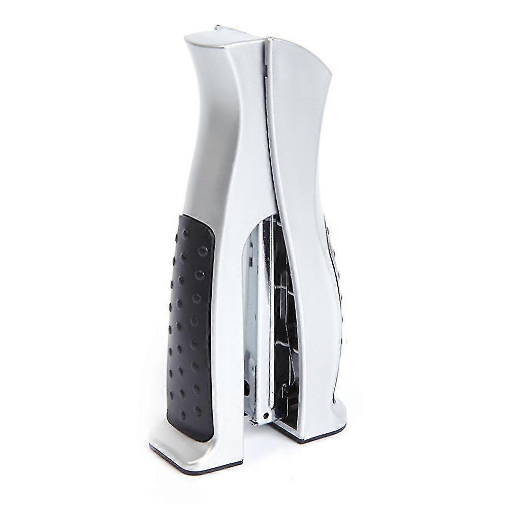 Hand Holding Desktop Stapler