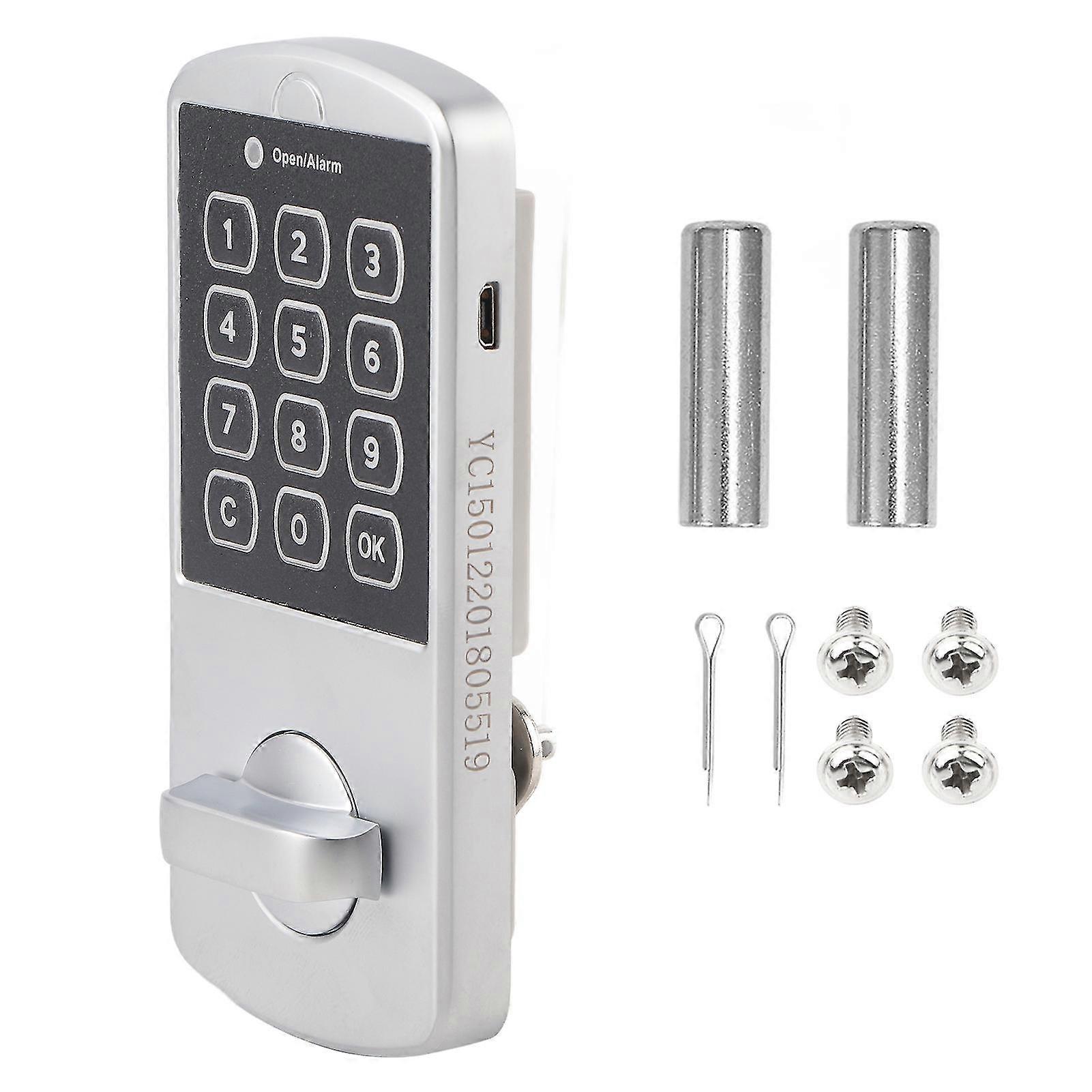 Electronic Keyless Password Codes Lock Files Cabinet Door Locks Kit For Home Office Usevertical Type With Heaven And Earth Bolt