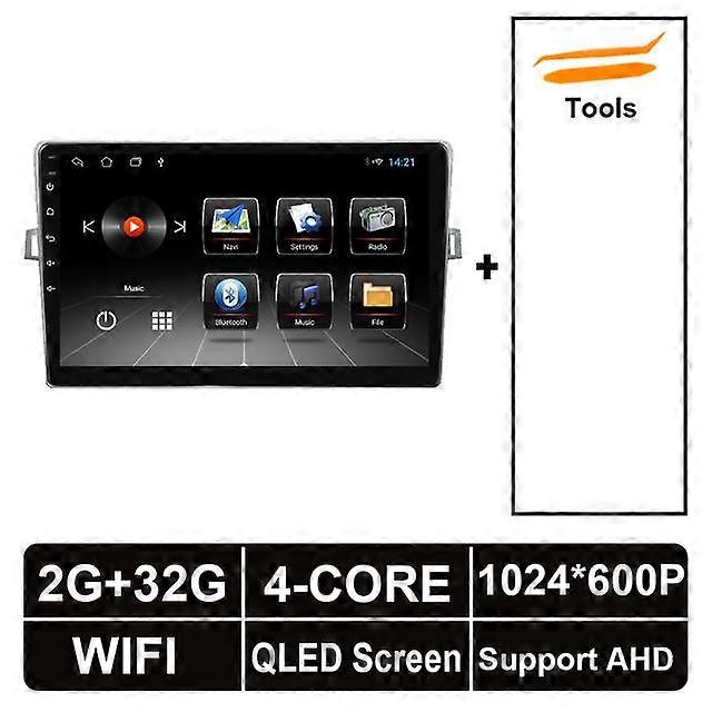 Android 11 Pour Toyota Verso EZ 2011 - 2016 Autoradio Stéréo Multimédia Lecteur Vidéo Navigation GPS Sans Fil Carplay QLED DSP RDS