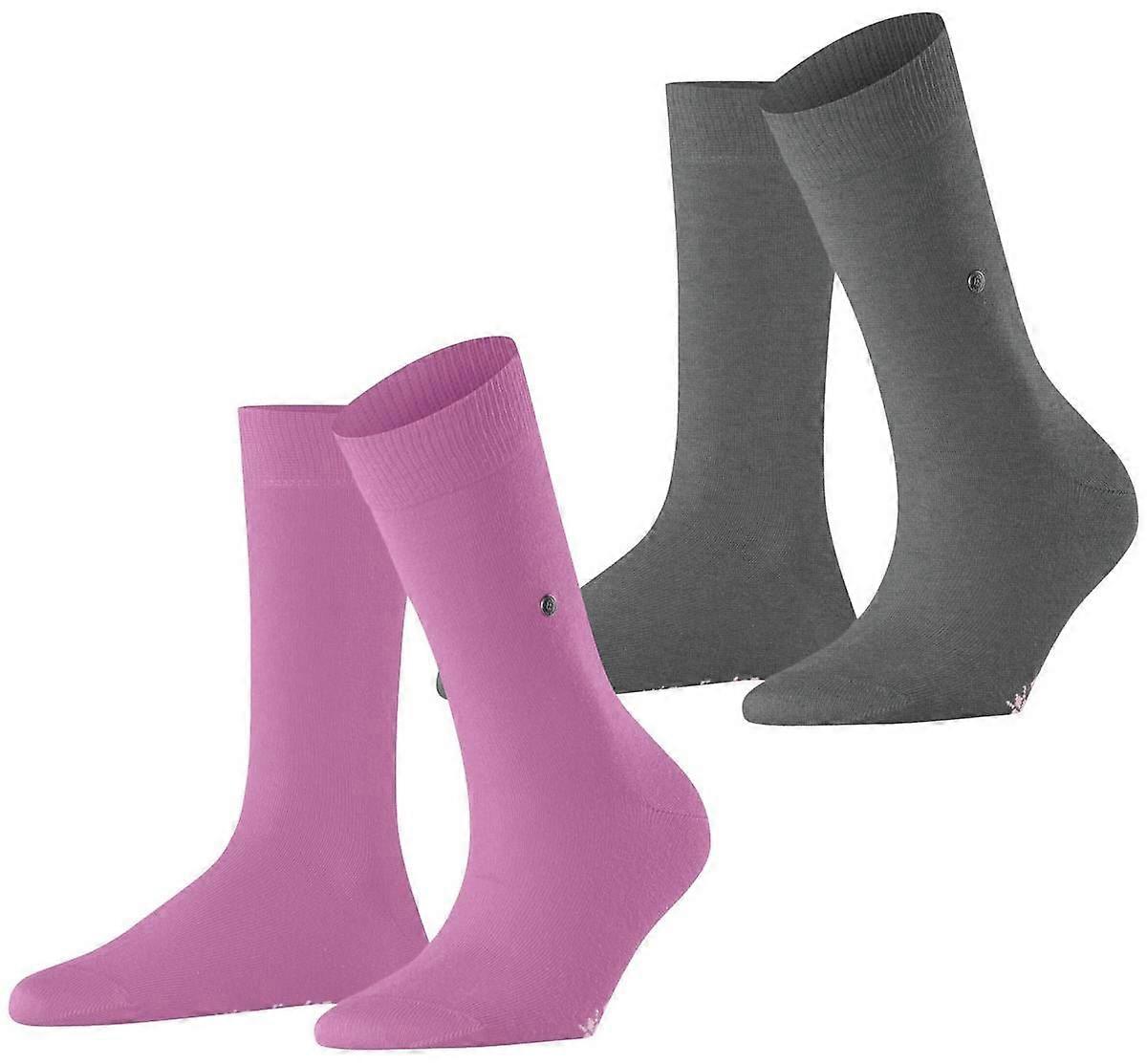 Burlington Everyday 2 Pack Socks - Peony Pink