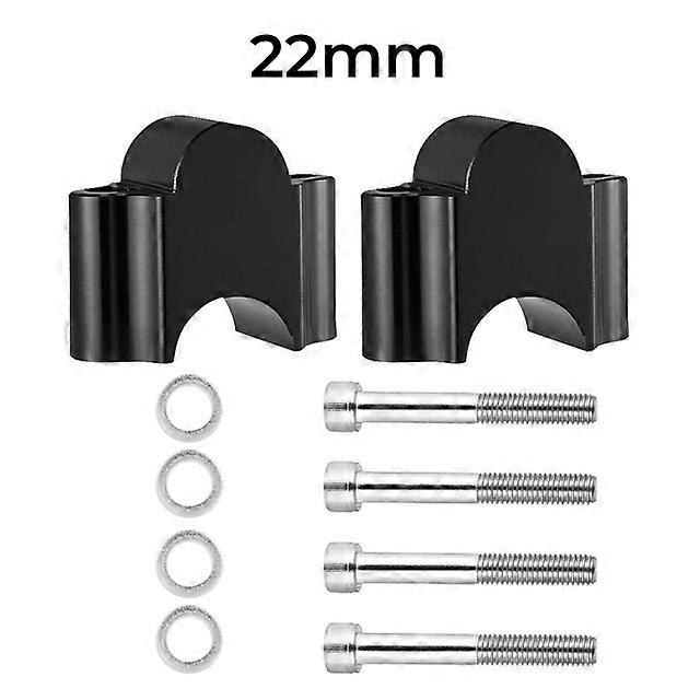 CNC Motorcycle Handlebar Riser Kit 7/8" or 1 1/8"Universal Bar Clamps 22/28mm MT07 MT09 R1 R3 Z800 Z650 Z750 CBR600RR CB1000R