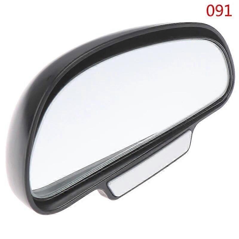 Black 360 Degree Adjustable Car Mirror Wide Angle Side Rear Mirrors blind spot Snap way for parking Auxiliary rear view mirror