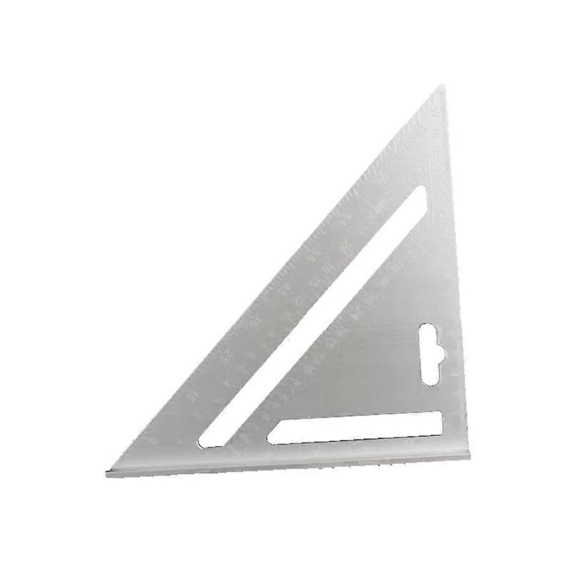 7 Inch Aluminum Alloy 90 Degree Triangle Ruler
