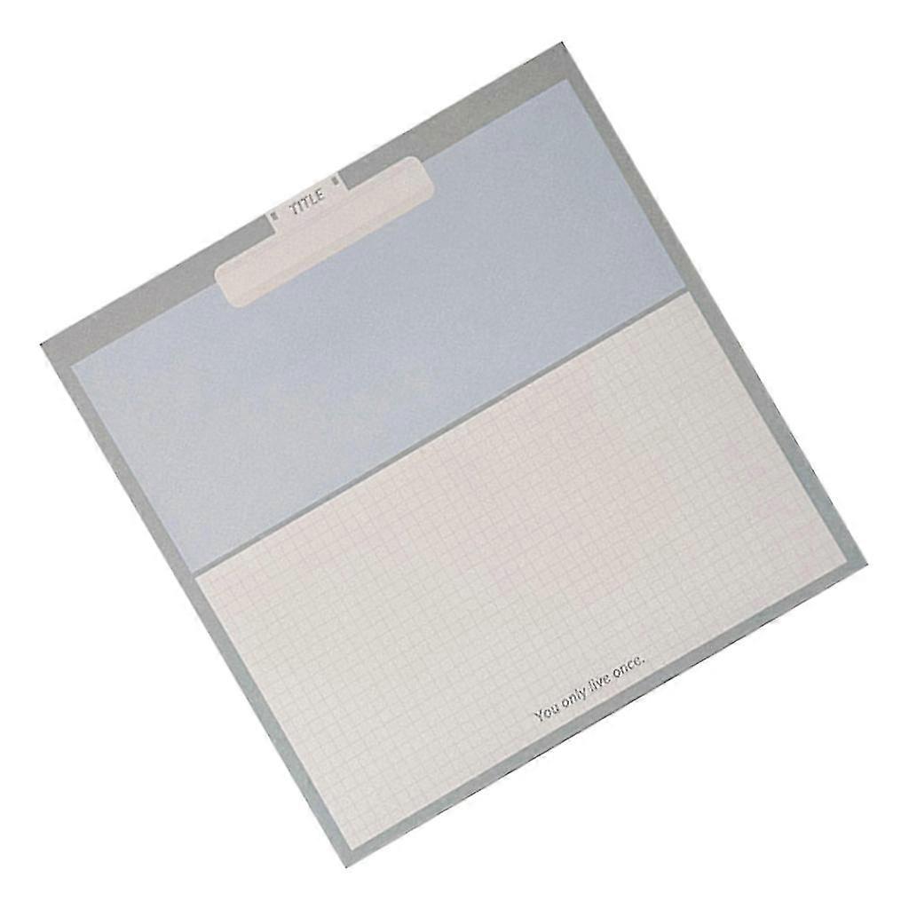 Sketchbook Writing Pad 50 Page Gridded Sheets 7x10Inch Tearable Notebook
