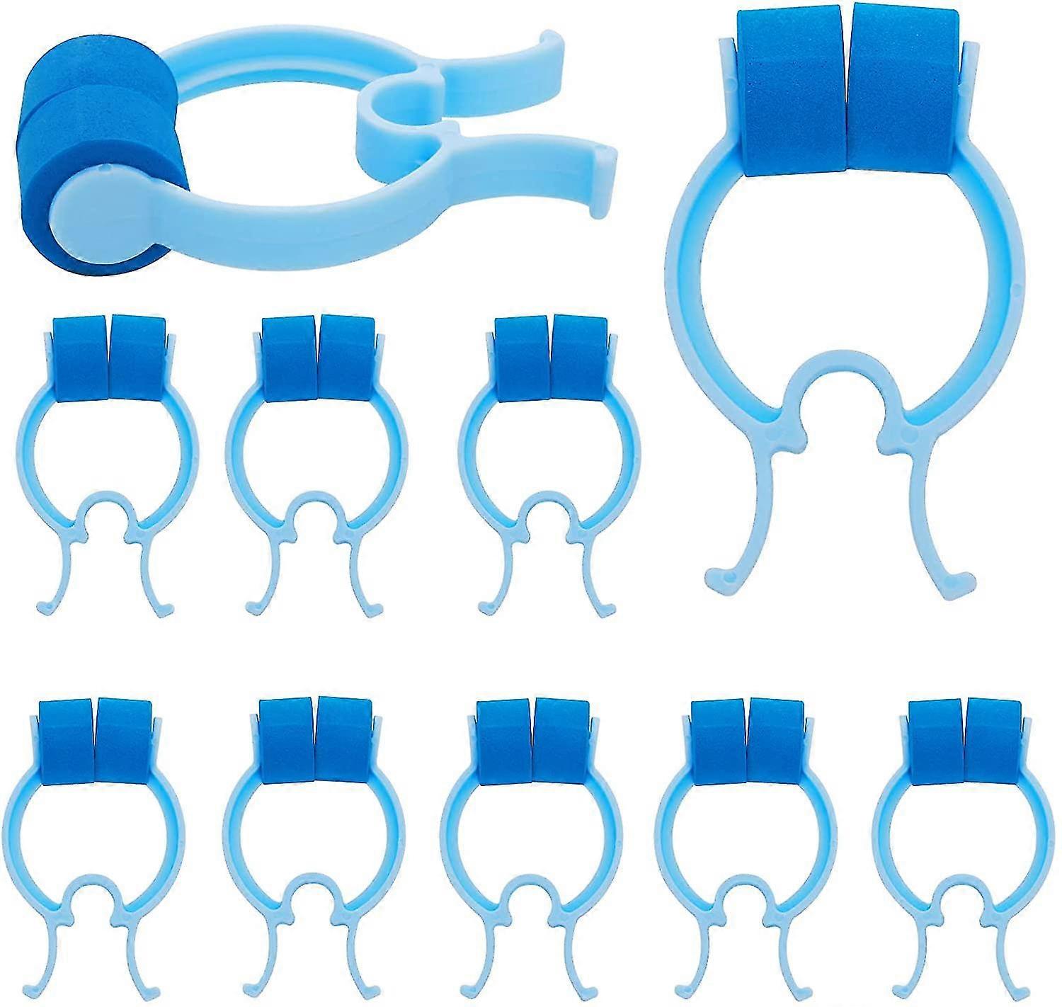 10 stk nesestoppklipp neseblodpropp svømming neseklemmer nesepropp for nødsituasjon eller ulykke