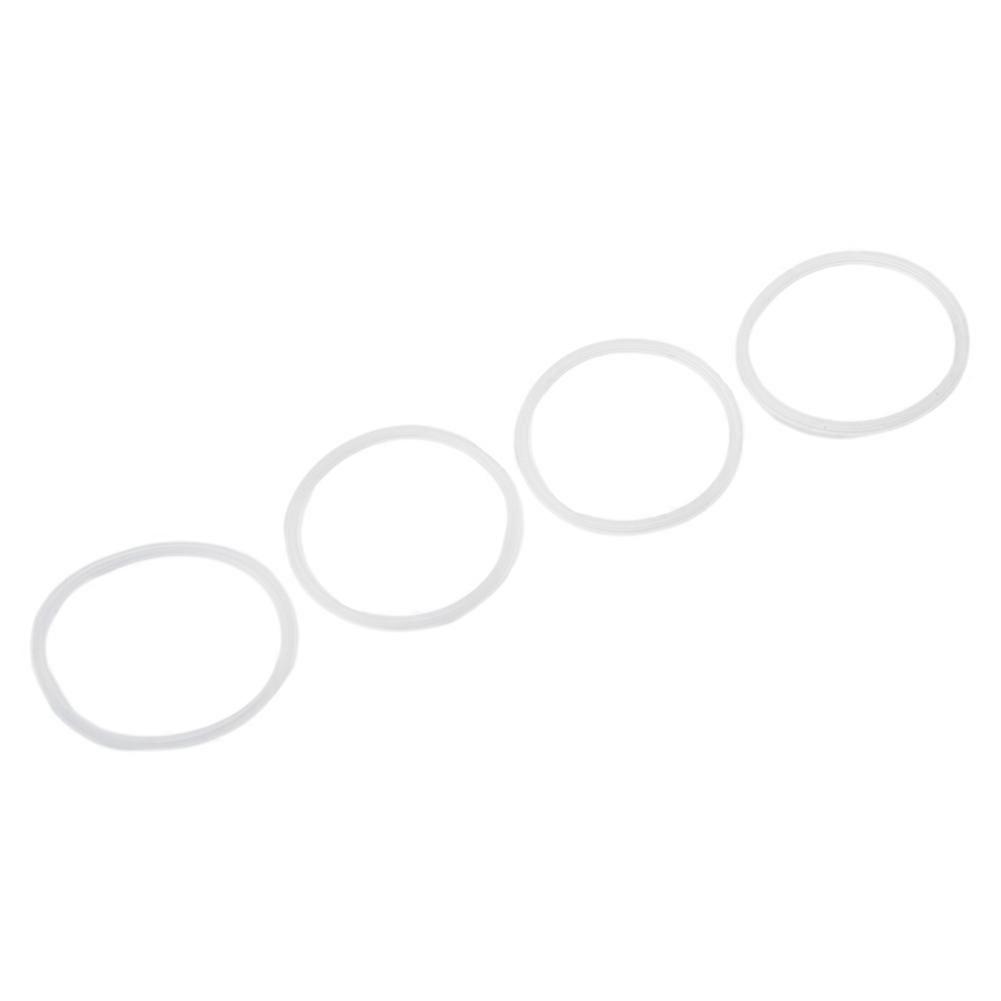Useful Things For Kitchen Sealing Ring 4 Pcs Sealing Ring Sufficient Quantity Transparent White Good Sealing Effect