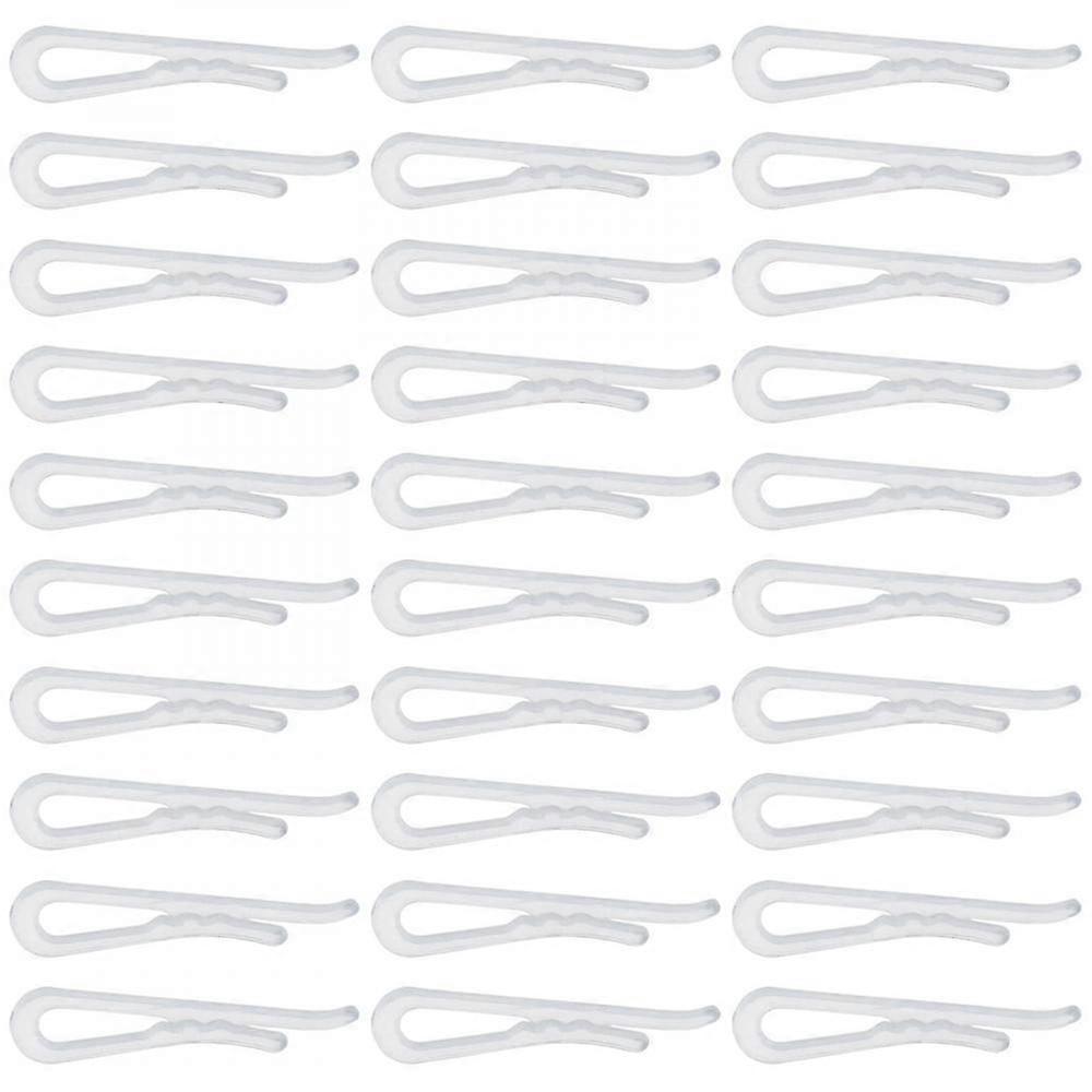 200pcs קליפסים תנין פלסטיק קליפסים בגד עם שיניים שקופים סיכות בגדים לעניבות גרביים מכנסיים חולצות C[R