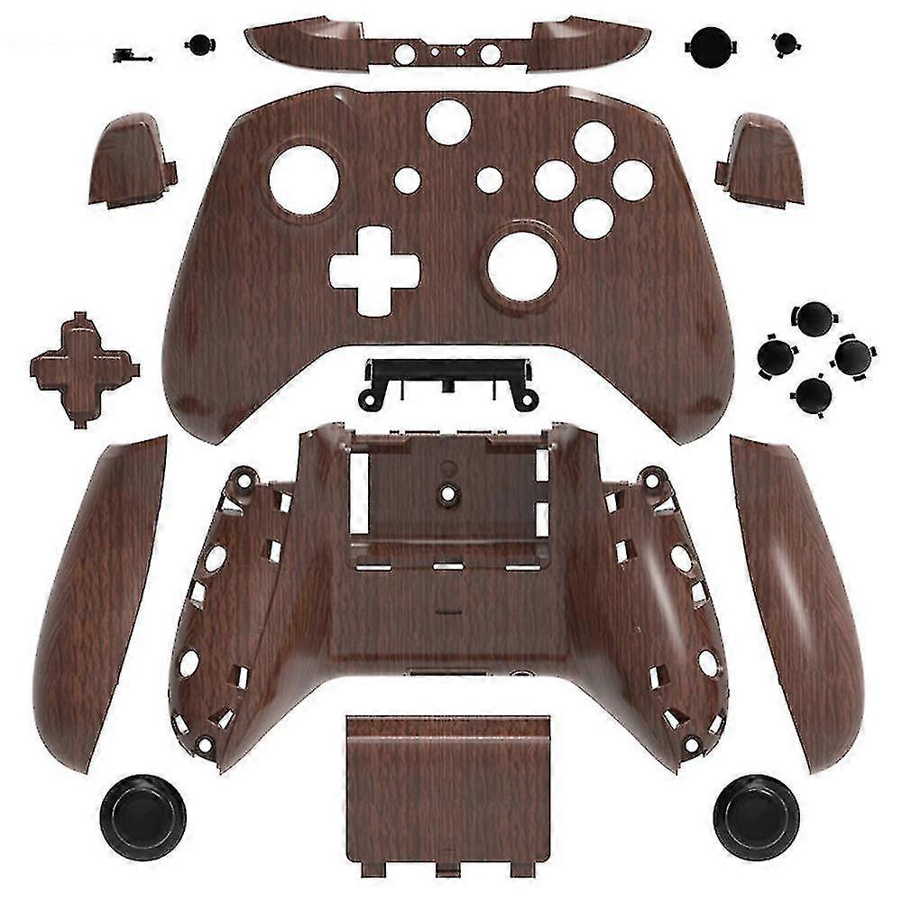 Wireless Controller Key Change-Wood Grain