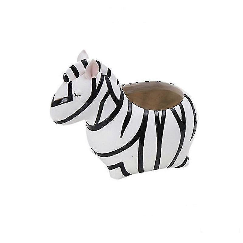 1pcs Resin Zebra Pot