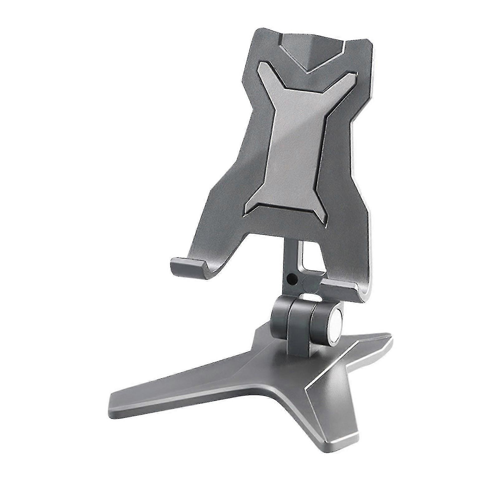 Sajy Cell Phone Holder, Retractable Base Foldable Tablet Stand Mobile Mount For Desk Compatible Most Smartphones And Pad