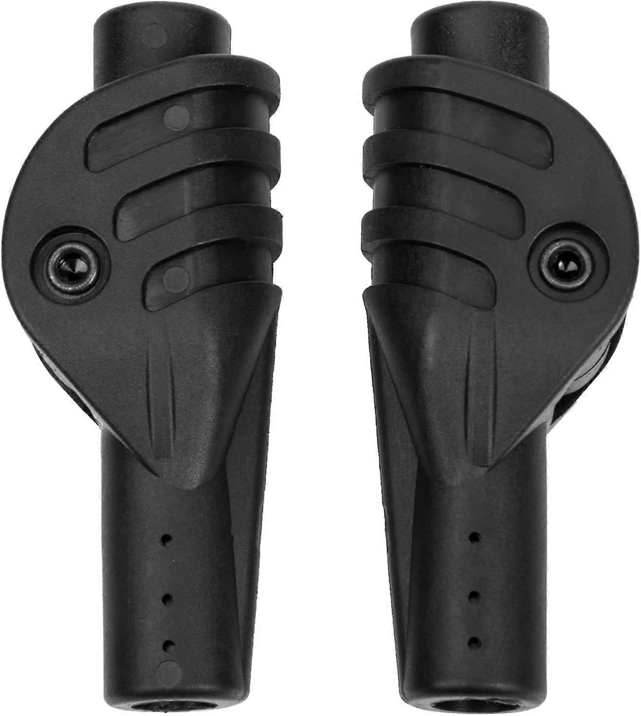 Accessoire de tente Jointure pliante: 2pcs Tige de support en plastique Tente Réparation Rod de soutien Pièces articulaires Composants de support de tente automatique Fournitures de camping Noir
